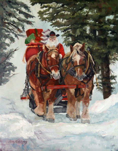 Click here to view Santa's Clydesdales by Becky Castleberry