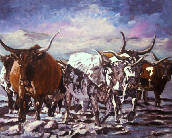 Click here to view Longhorn Crossing by Becky Castleberry